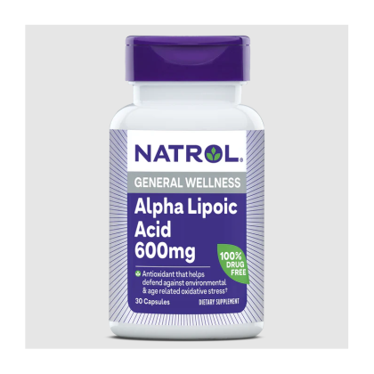 Натрол Алфа липоева киселина 600 мг х 30 капсули | Natrol Alpha Lipoic Acid