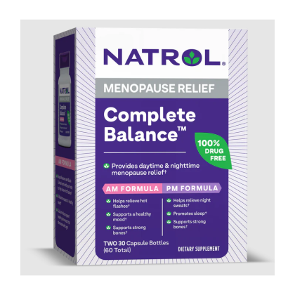 Натрол Формула при менопауза 2 х 30 капсули AM/PM | Natrol Complete Balance for Menopause