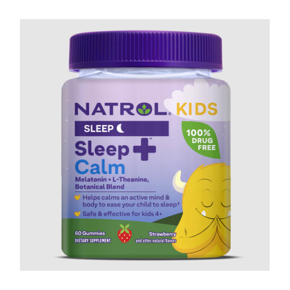 Натрол КИДС СЛИЙП + КАЛМ с Мелатонин х 60 желирани таблетки | Natrol Kids Sleep+ Calm Gummies