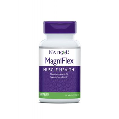 Натрол МАГНИФЛЕКС Магнезий + Витамин Б Комплекс х 60 капсули | Natrol MagniFlex Magnesium Vitamin B6