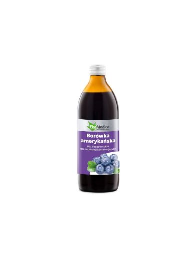 Американска синя боровинка сироп с антиоксидантно действие х 500 мл EkaMedica | American Blueberry syrup