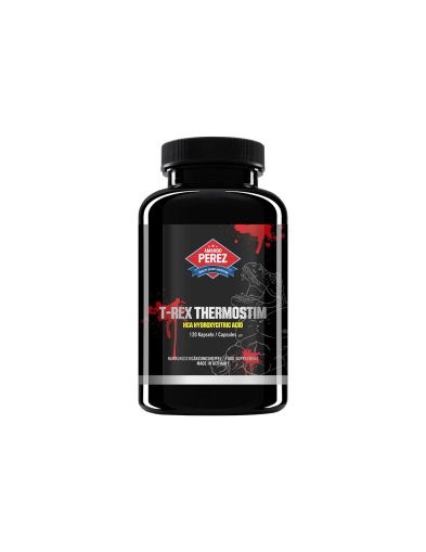 T-REX Натурална фет бърнър формула х 120 капсули Vitabay | ThermoStim (HCA Hydroxycitric acid) Amando Perez