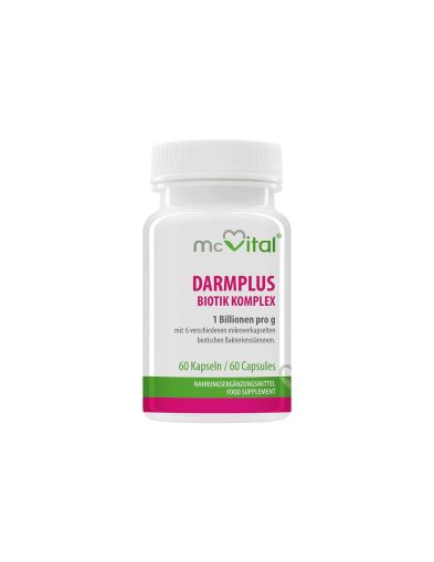 Пробиотик с 1 трилион пробиотични бактерии х 60 капсули Vitabay | McVital® DarmPlus ProBiotic Complex