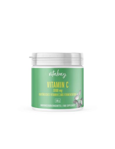 Витамин Ц 1000 мг на прах 100 гр Vitabay | Vitamin C Powder