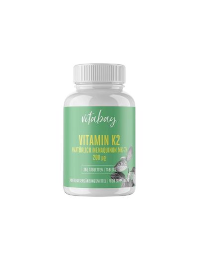 Витамин К2 200 мкг х 365 таблетки Vitabay | Vitamin K2