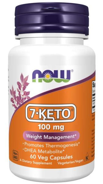 7-КЕТО 100 мг х 60 капсули Now Foods | 7 Keto