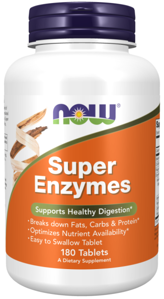 Супер Ензими х 180 таблетки Now Foods | Super Enzymes