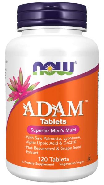 АДАМ Мултивитамини за Мъже х 120 таблетки Now Foods | Adam Men Multies