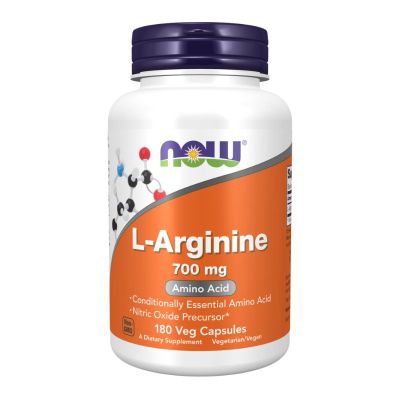 Л-Аргинин 700 мг х 180 веган капсули Now Foods | L-Arginine