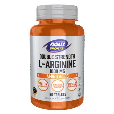 Л-Аргинин 1000 мг х 60 таблетки Now Foods Sports | L-Arginine