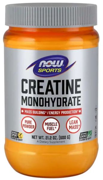 Креатин монохидрат на прах х 600 гр Now Foods Sports | Creatine