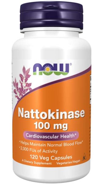 Натокиназа 100 мг х 120 капсули Now Foods | Nattokinase