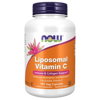 Липозомен Витамин Ц 500 мг х 120 капсули Now Foods | Liposomal PureWay-C Vitamin C