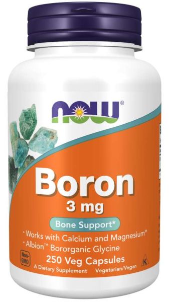 Бор 3 мг х 250 капсули Now Foods | Boron