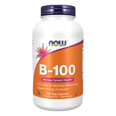 Витамин Б100 Комплекс х 250 капсули Now Foods | Vitamin B-100 Complex