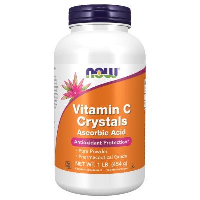 Витамин Ц Кристали на прах 454 гр Now Foods | Vitamin C Crystals Powder