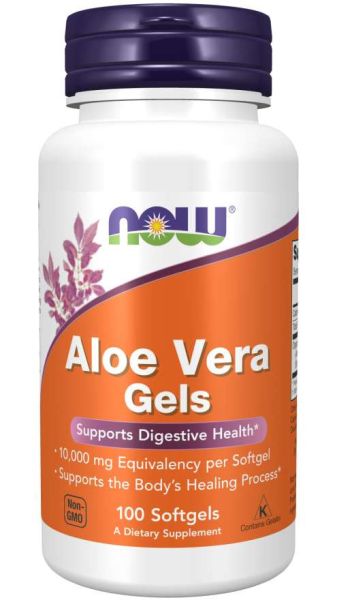 Алое Вера 5000 мг х 100 меки капсули Now Foods | Aloe Vera