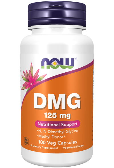 ДМГ Диметилглицин 125 мг х 100 капсули Now Foods | DGM Dimethyl Glycine