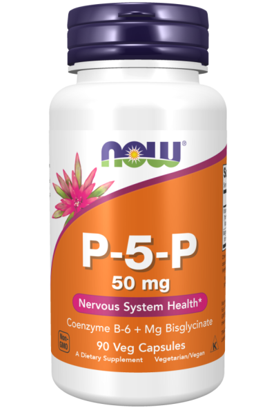 P-5-P (Витамин Б6) 50 мг х 90 капсули Now Foods | P-5-P Vitamin B-6