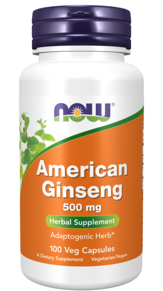 Американски женшен 500 мг х 100 капсули Now Foods | American ginseng