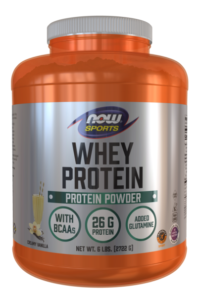 Суроватъчен протеин с вкус на ванилия х 2720 гр Now Foods | Whey Protein