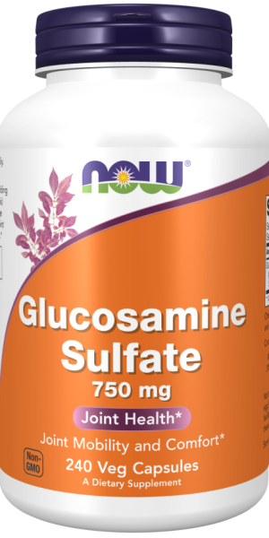 Глюкозамин сулфат 750 мг х 240 капсули Now Foods | Glucosamine Sulfate