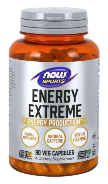 Sport Energy Extreme Витамини за Спортисти и Енергия х 90 капсули Now Foods