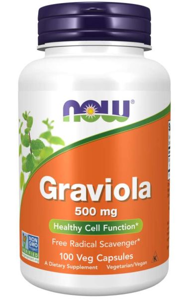 Гравиола 500 мг х 100 капсули Now Foods | Graviola