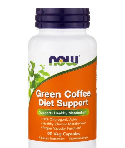 Зелено кафе за отслабване х 90 капсули Now Foods | Green Coffee Diet Support