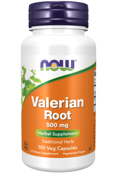 Валериана корен 500 мг х 100 капсули Now Foods | Valerian Root