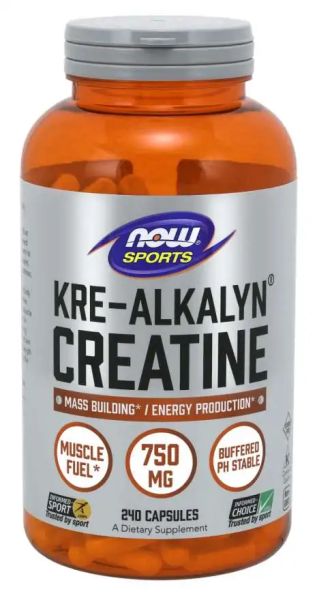 Кре-Алкалин 750 мг х 240 капсули Now Foods | Kre-Alkalyn Creatine