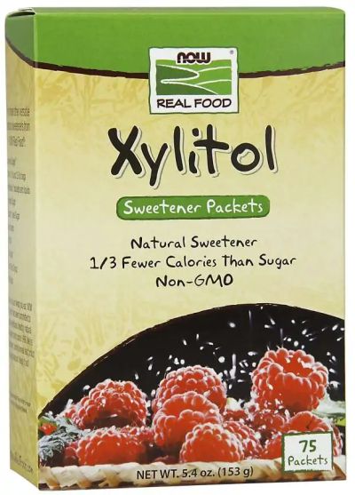 Ксилитол х 75 пакетчета Now Foods | Xylitol Packs