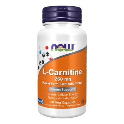 Л-Карнитин 250 мг х 60 капсули Now Foods | L-Carnitine