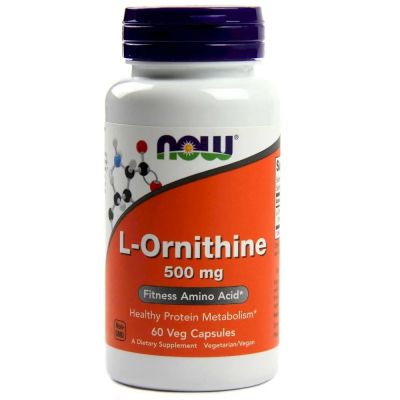 Л-Орнитин 500 мг х 60 капсули Now Foods | L-Ornithine