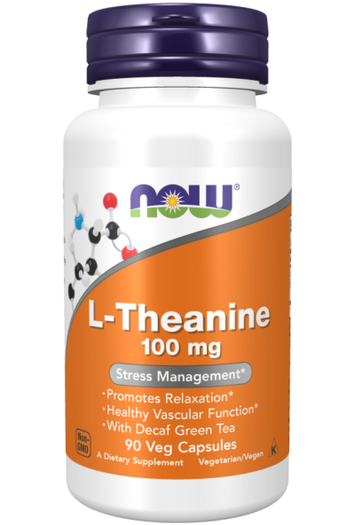 Л-Теанин 100 мг х 90 капсули Now Foods | L-Theanine