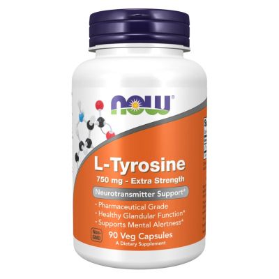 Л-Тирозин 750 мг х 90 капсули Now Foods | L-Tyrosine