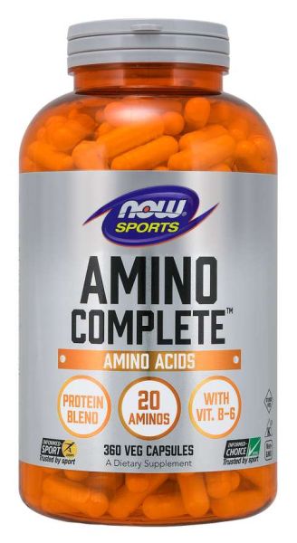 Amino Complete Комплексни Аминокиселини 850 мг х 360 капсули Now Foods