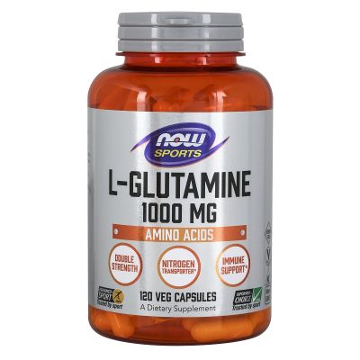 Л-Глутамин 1000 мг х 120 капсули Now Foods | L-Glutamine