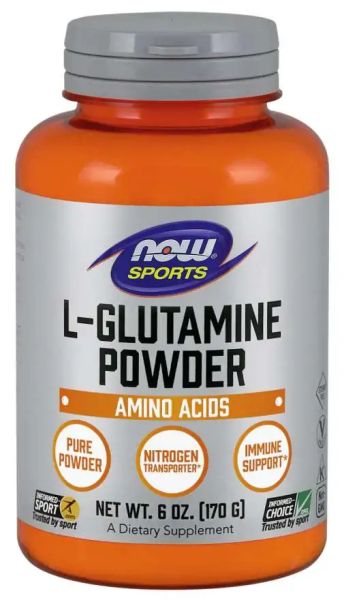 Л-Глутамин на прах 170 гр Now Foods | L-Glutamine