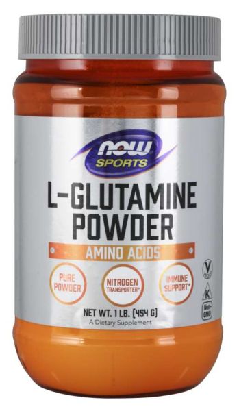 Л-Глутамин на прах 454 гр Now Foods | L-Glutamine