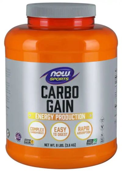 Комплексни въглехидрати на прах 3629 гр Now Foods | Carbo Gain Complex Carbohydrate 