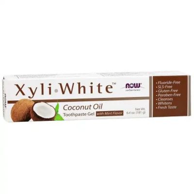 КСИЛИУАЙТ Паста за зъби Кокос х 181 гр Now Foods | Xyliwhite