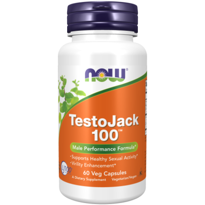 ТЕСТО ДЖАК 100 За покачване на тестостерона х 60 капсули Now Foods | Testo Jack