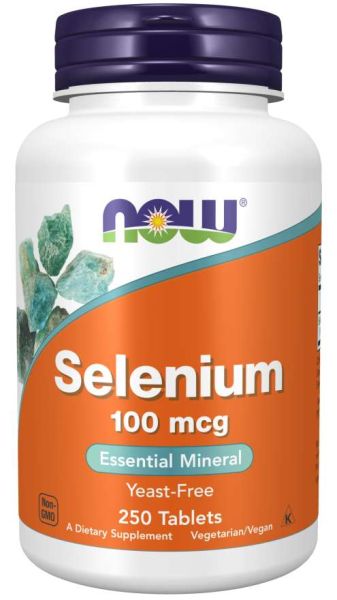 Селен 100 мкг х 250 таблетки Now Foods | Selenium