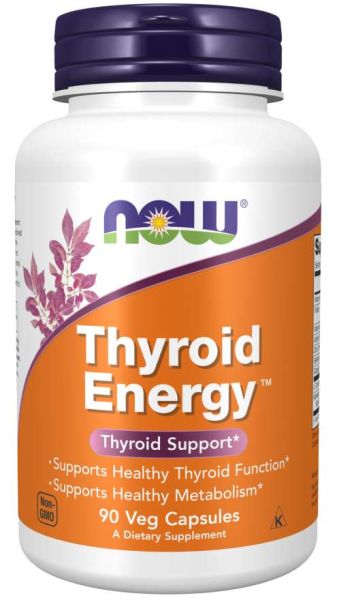 ТИРОИД ЕНЕРДЖИ За щитовидната жлеза х 90 капсули Now Foods | Thyroid Energy