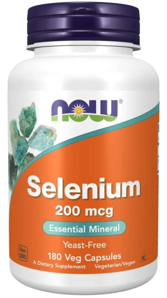 Селен 200 мкг х 180 капсули Now Foods | Selenium