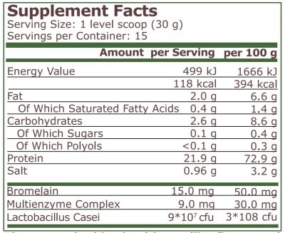 Растителен Протеин Комплекс 454 гр Ванилия Pure Nutrition | Plant Protein