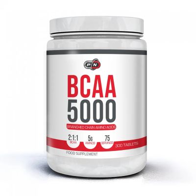 БЦАА Верижно разклонени аминокиселини 5000 х 300 таблетки Pure Nutrition | BCAA Blast