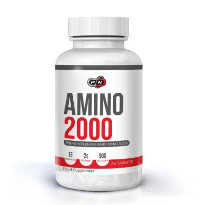 АМИНО 2000 Комплексни аминокиселини + левцин 75 таблетки Pure Nutrition | Amino 2000