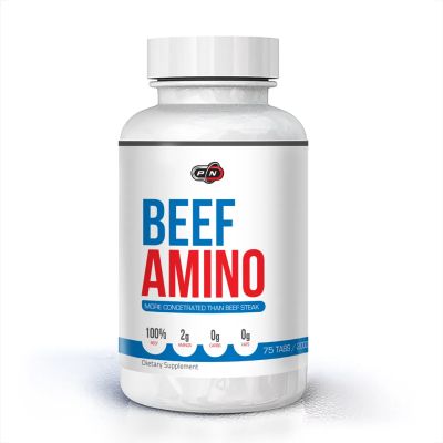 Телешки аминокиселини 2000 мг х 75 таблетки Pure Nutrition | Beef Amino